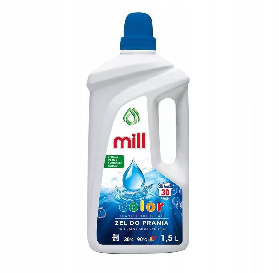 Vaskemiddel til farvet tøj - MADONIS Mill Color vaskegel 1,5 l (bulk 8 stk)