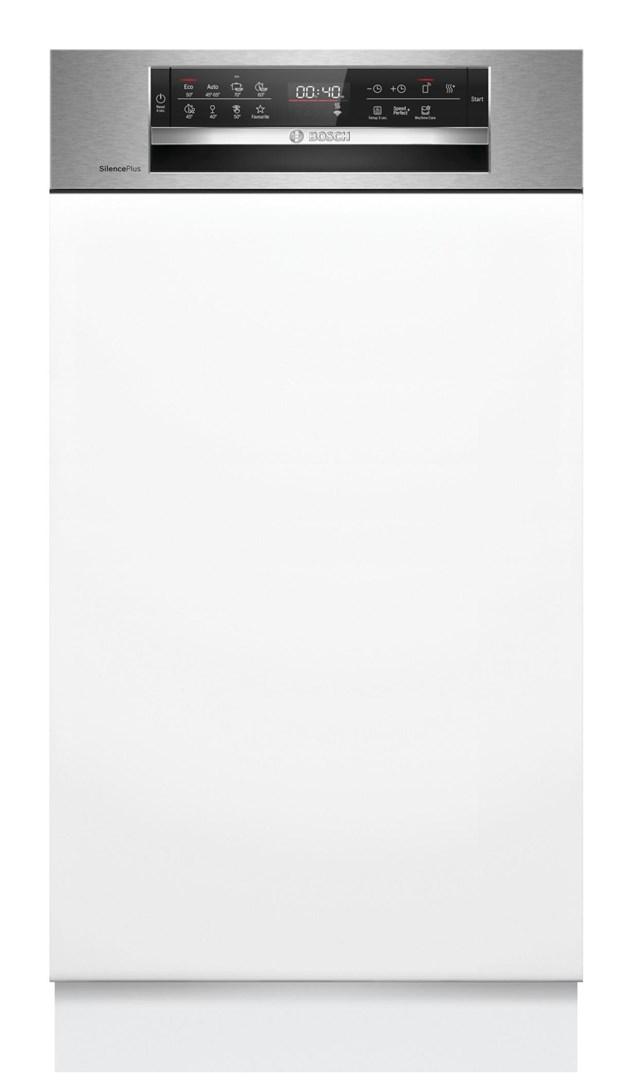 Opvaskemaskine smal 45 cm - Bosch Serie 6 SPI6EMS21E, semi-integreret, 10 kuverter, energiklasse B billede