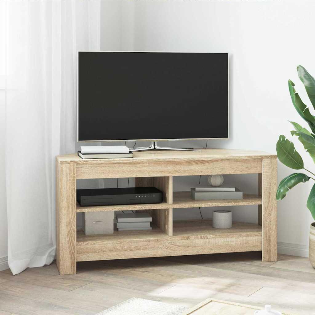 HjørneTVskab Sonoma eg 102x40,5x45cm Konstrueret træ