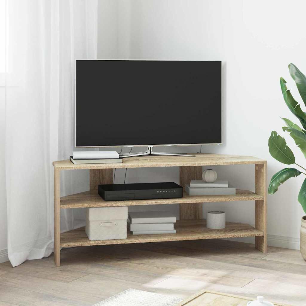 HjørneTVskab Sonoma eg 102x40,5x45cm Konstrueret træ