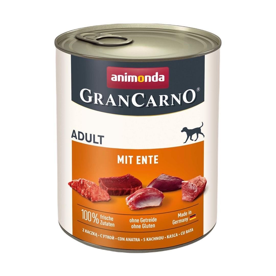 Hundefoder vådfoder – Animonda GranCarno Adult med and, 800 g