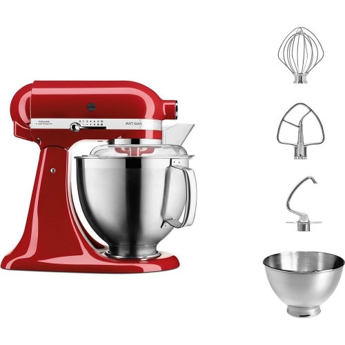 Køkkenmaskine KitchenAid Artisan 5KSM185PS – 4,8 l, 300 W, rød