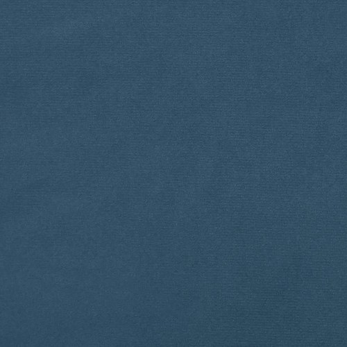 Springmadras med pocketfjedre - medium 160×220×20 cm, fløjl mørkeblå