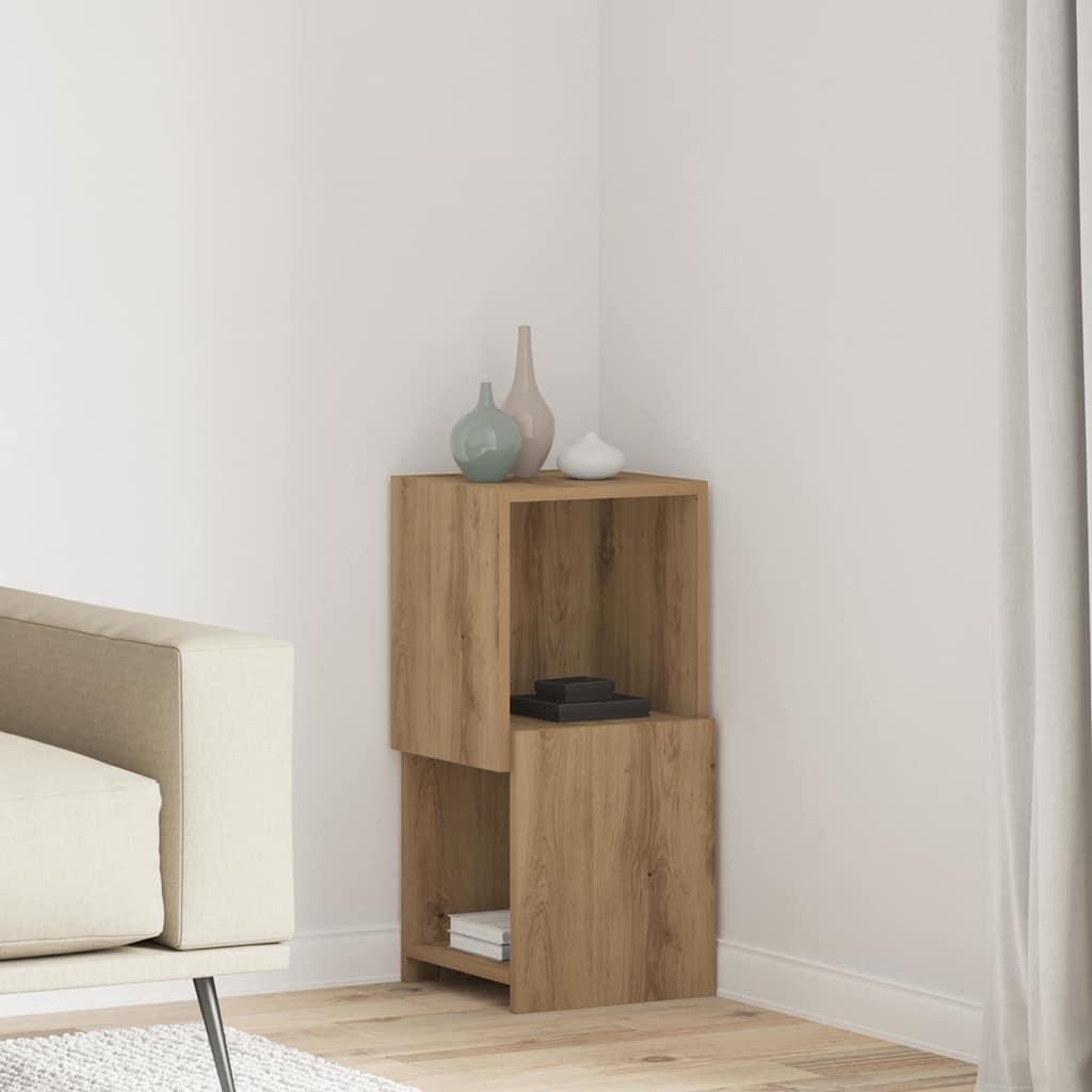 Hjørneskab 25,5x25x102cm Konstrueret Træ - artisan eg / 30x30,5x65cm