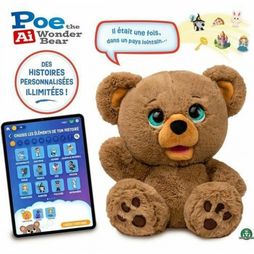 Babydukke - Giochi Preziosi Oso Poe fortællernalle, brun, 30 cm