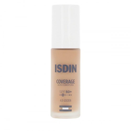 Foundation med høj dækkeevne Isdin Coverage 4.0 Golden SPF 50 - 30 g