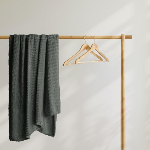 Plaid DecoKing Henry - grafit, jacquard-præget, 220×240 cm
