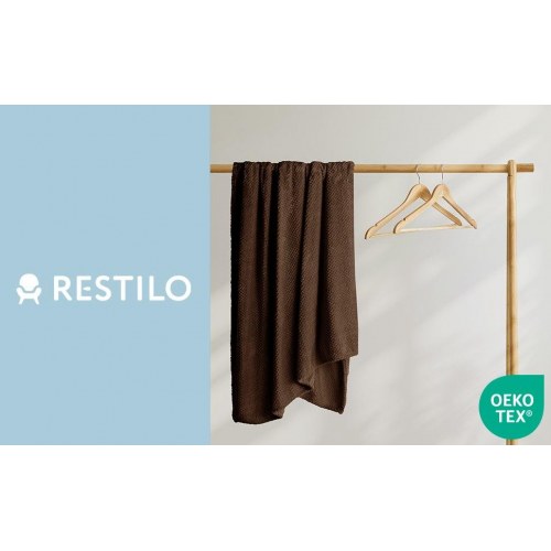 Plaid tæppe DecoKing Henry – brun, jacquard, 150×200 cm