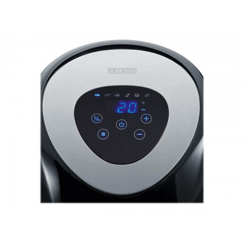 Airfryer SEVERIN FR 2430 - 3,2 l, 1.500 W, børstet stål/sort
