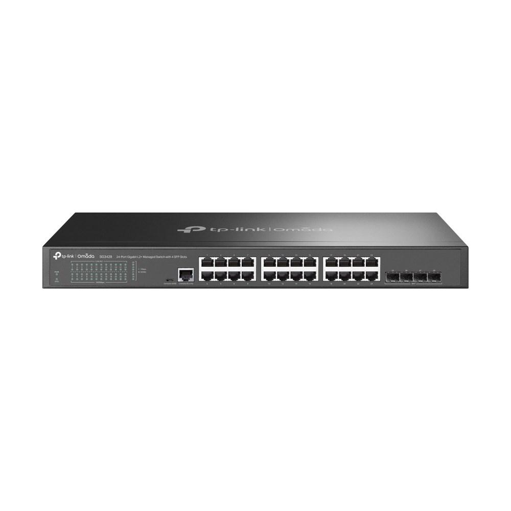 TP-Link TL-SG3428 JetStream 24-Port Gigabit L2+ Managed Switch with 4 SFP Slots