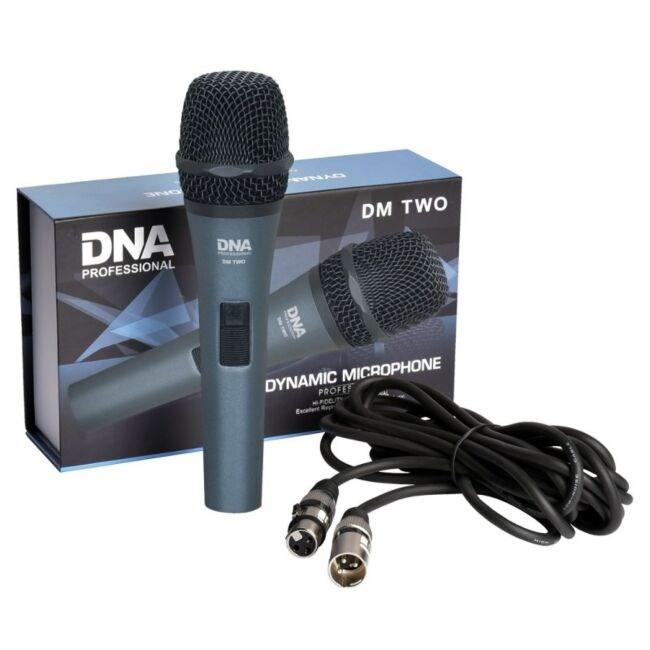 Mikrofon til vokal DNA DM TWO med 5 m XLR-kabel