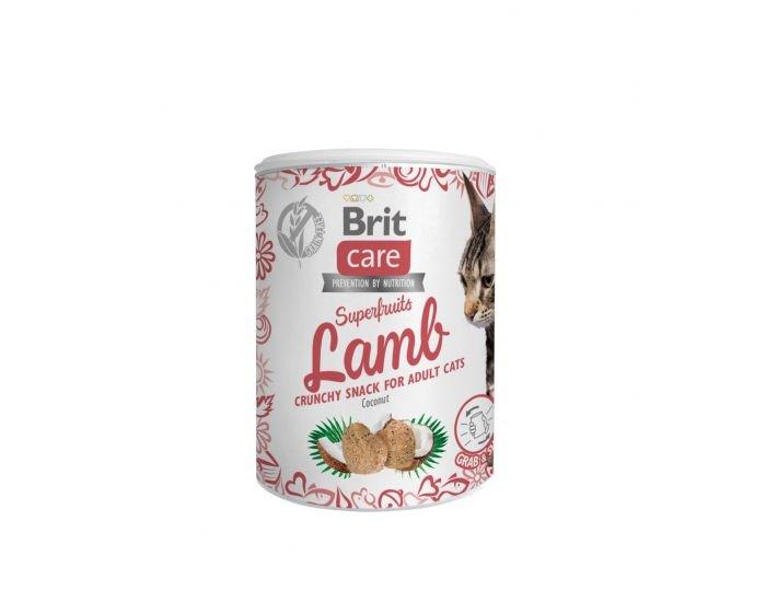 Kattegodbidder Brit Care Superfruits - lam, 100 g