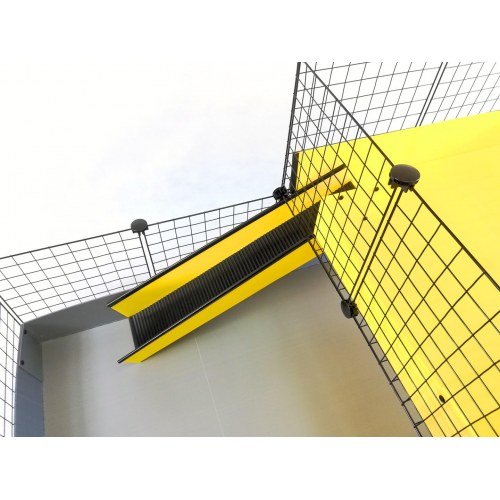 Gnaverbure – C&C modulbur 4x2 med loft 2x1 og grå rampe