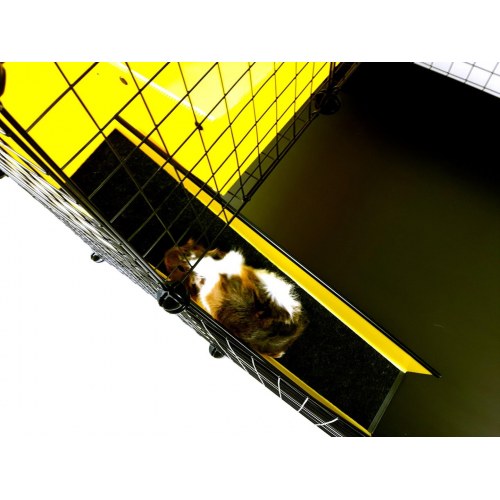 Gnaverbure – C&C modulbur 4x2 med loft 2x1 og grå rampe