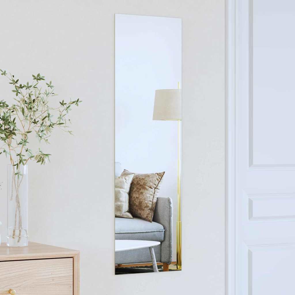 Vægspejl 30 x 100 cm hærdet glas
