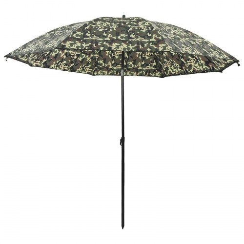 Vippeparasol med sidevægge 290 x 290 x 225 cm - camouflage