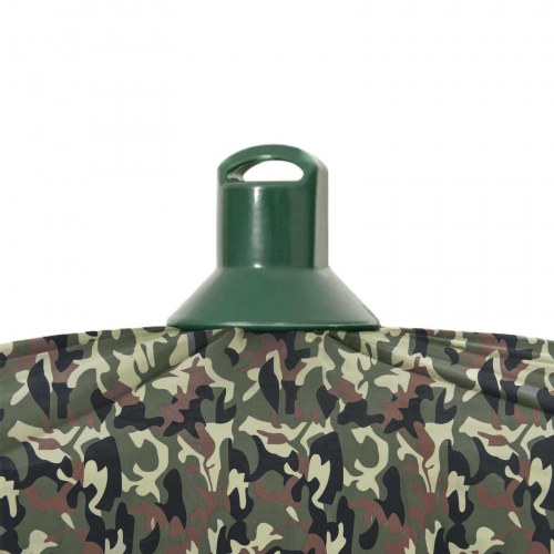 Vippeparasol med sidevægge 290 x 290 x 225 cm - camouflage