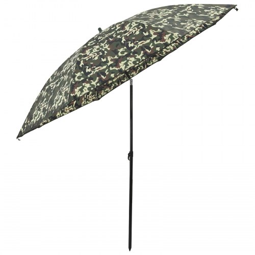 Fiskeparasol 228 x 228 x 204 cm - camouflage