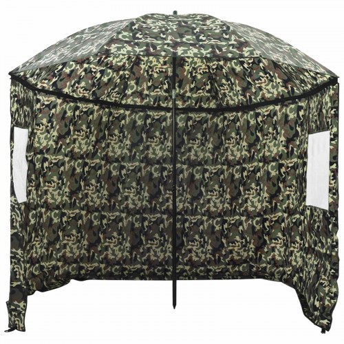 Fiskeparasol 228 x 228 x 204 cm - camouflage