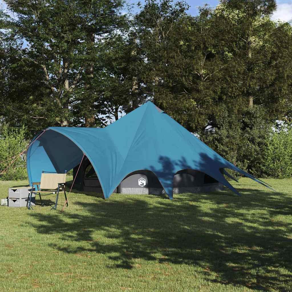 Teepee Telt med tag Blå og grå 600 x 600 x 347 cm