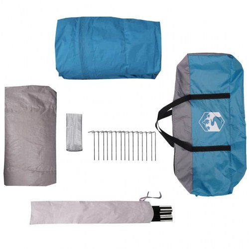 Telt Blå 680 x 510 x 210 cm 185T Polyester med PU Coating