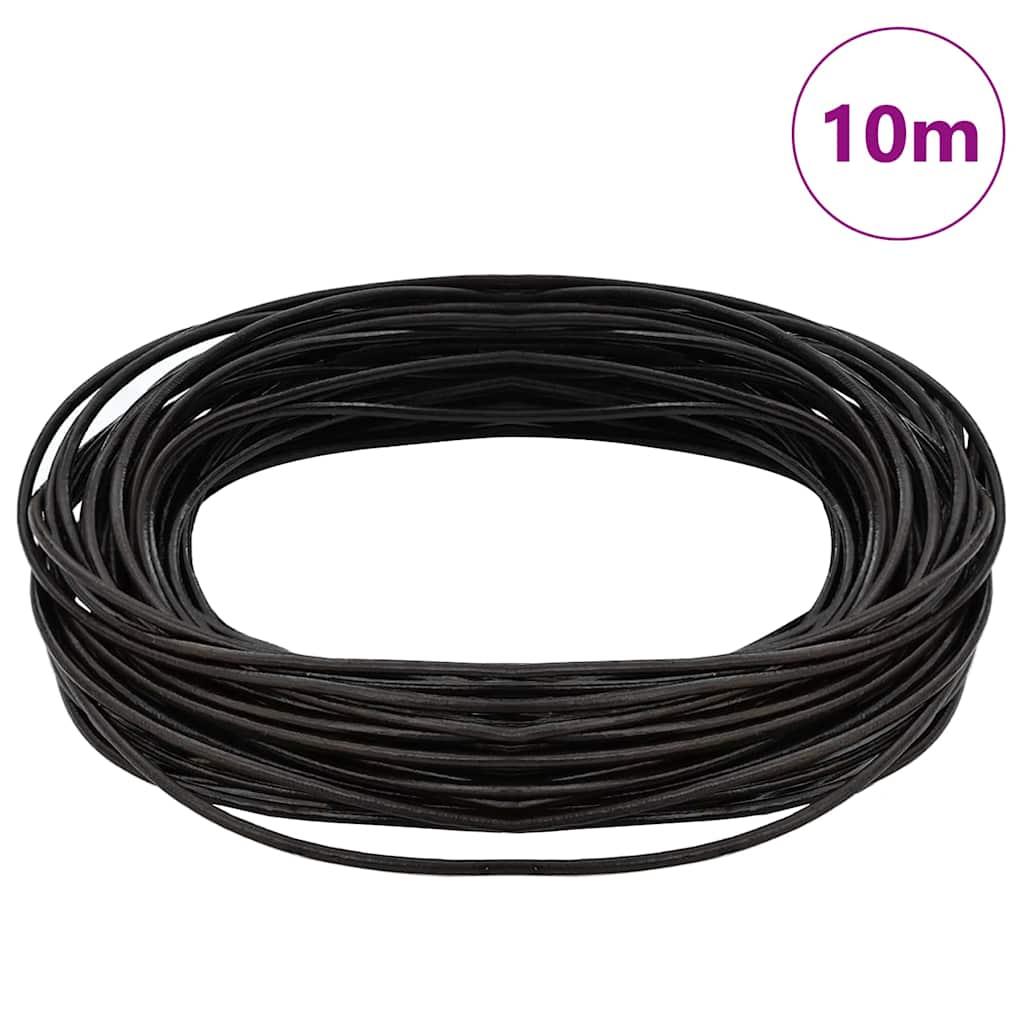 Lædersnor Mørk Brun Ø1,5 mm x 10 m Læder