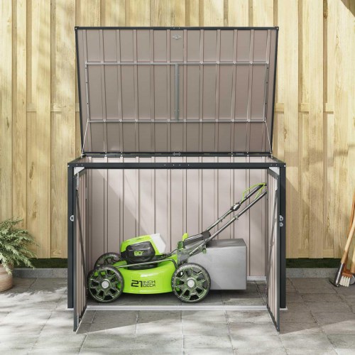 Have Opbevaringskasse Sort 151,5 x 107 x 100 cm Stål