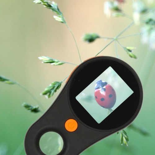 Digitalt mikroskop med skærm – forstørrelse 500×, 2 MP