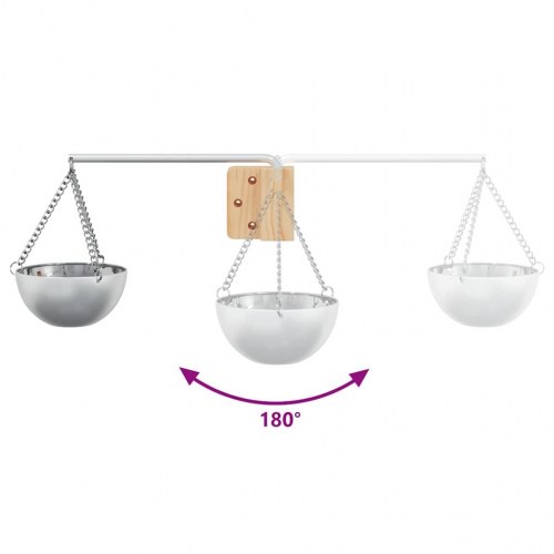 Sauna spand sæt 5 stk Sort 8.5 x 8 x 4.5 cm Aluminium