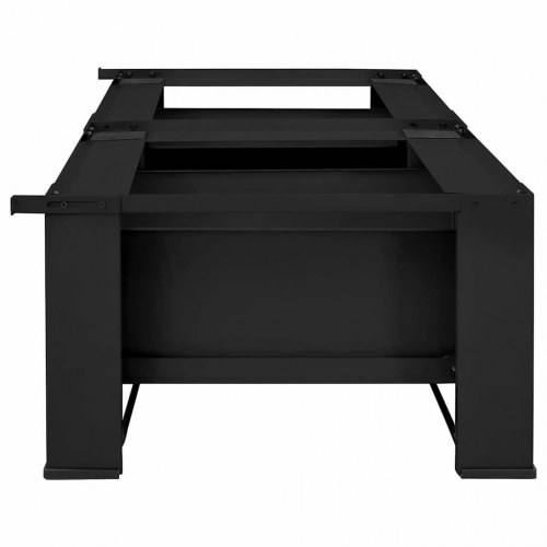 Vaskemaskine Pedestal 2 stk Sort 64 x 55 x 32.5 cm Stål