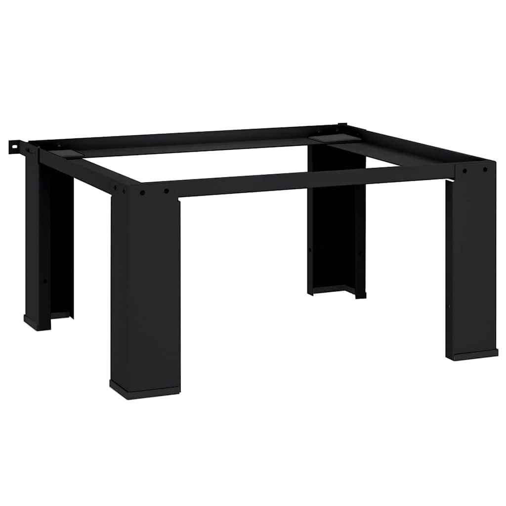 Vaskemaskine Pedestal Sort 64 x 55 x 32.5 cm Stål