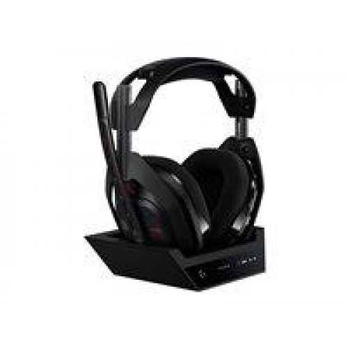 Høretelefoner gaming Logitech G Astro A50 trådløs - sort