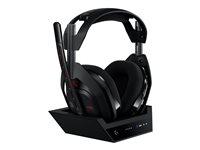 Høretelefoner gaming Logitech G Astro A50 trådløs - sort