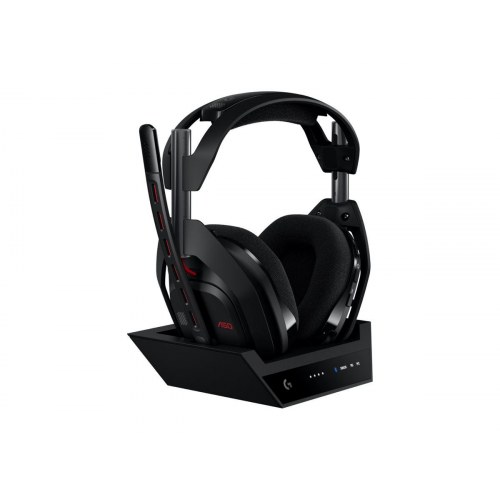 Høretelefoner gaming Logitech G Astro A50 trådløs - sort