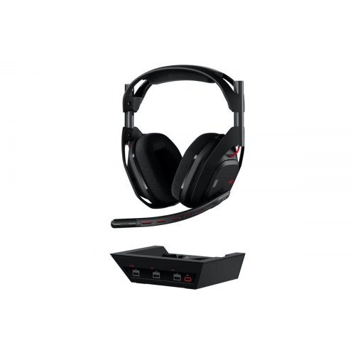 Høretelefoner gaming Logitech G Astro A50 trådløs - sort