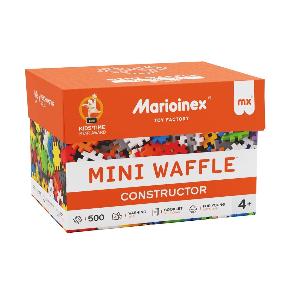 Byggelegetøj klodser – Marioinex Mini Waffle, 500 dele