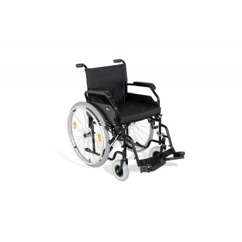 Kørestol REHA FUND RF-1 Cruiser - sort, sædebredde 48 cm