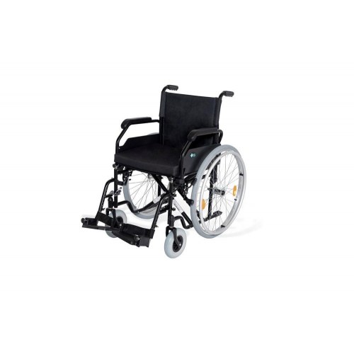 Kørestol REHA FUND RF-1 Cruiser - sort, sædebredde 48 cm