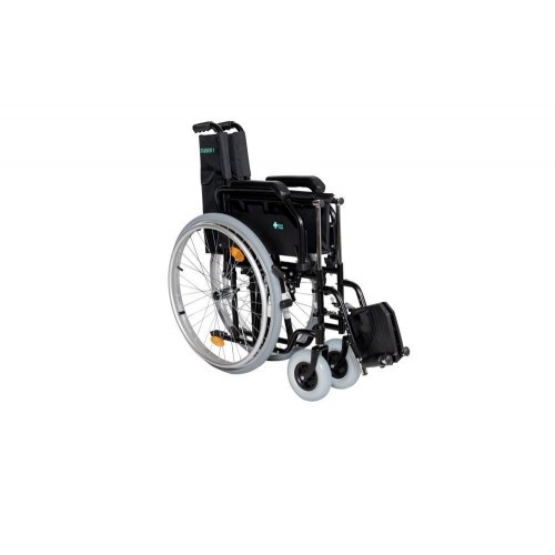 Kørestol REHA FUND RF-1 Cruiser - sort, sædebredde 48 cm