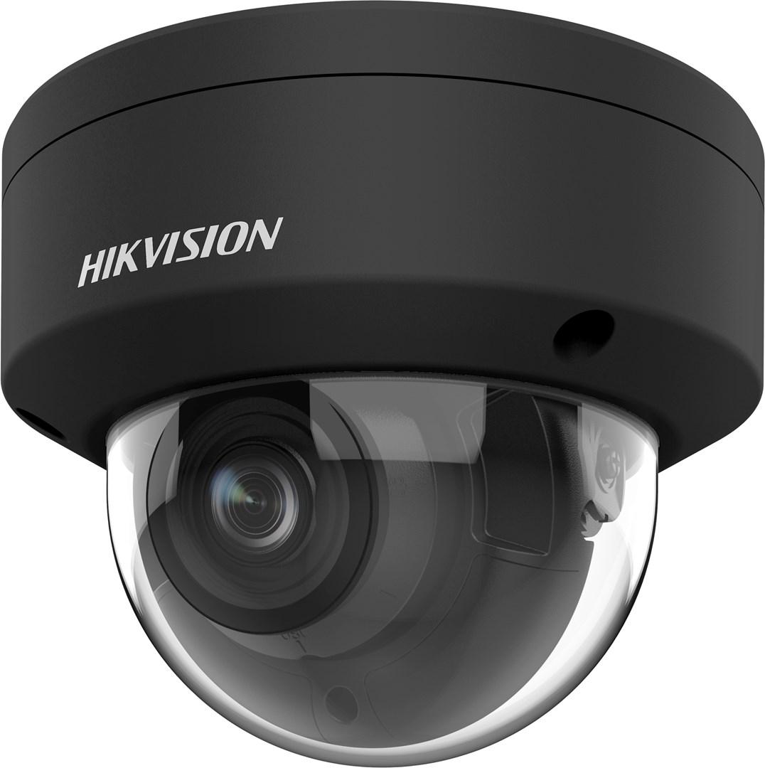 Overvågningskamera udendørs Hikvision Pro Series AcuSense DS-2CD2766G2HT-IZS 6 MP dome (sort) 2,8–12 mm