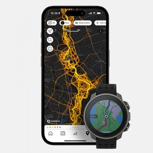 Sportsur Suunto Vertical Steel Solar All Black – solcelledrevet