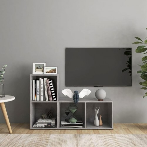 TV-borde 2 stk. 72 x 35 x 36,5 cm - betongrå