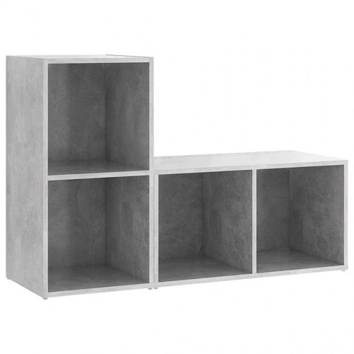 TV-borde 2 stk. 72 x 35 x 36,5 cm - betongrå