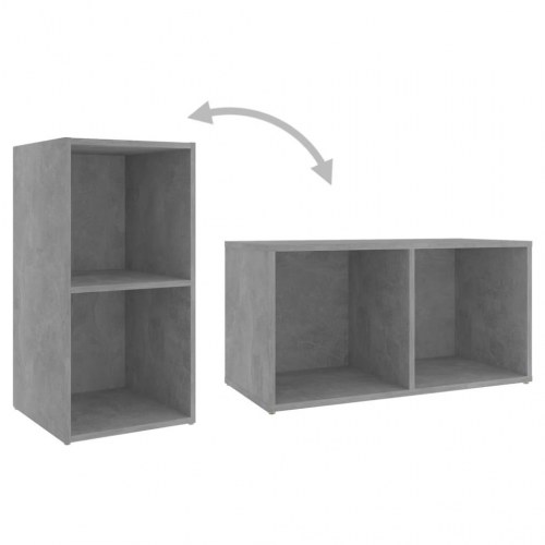 TV-borde 2 stk. 72 x 35 x 36,5 cm - betongrå