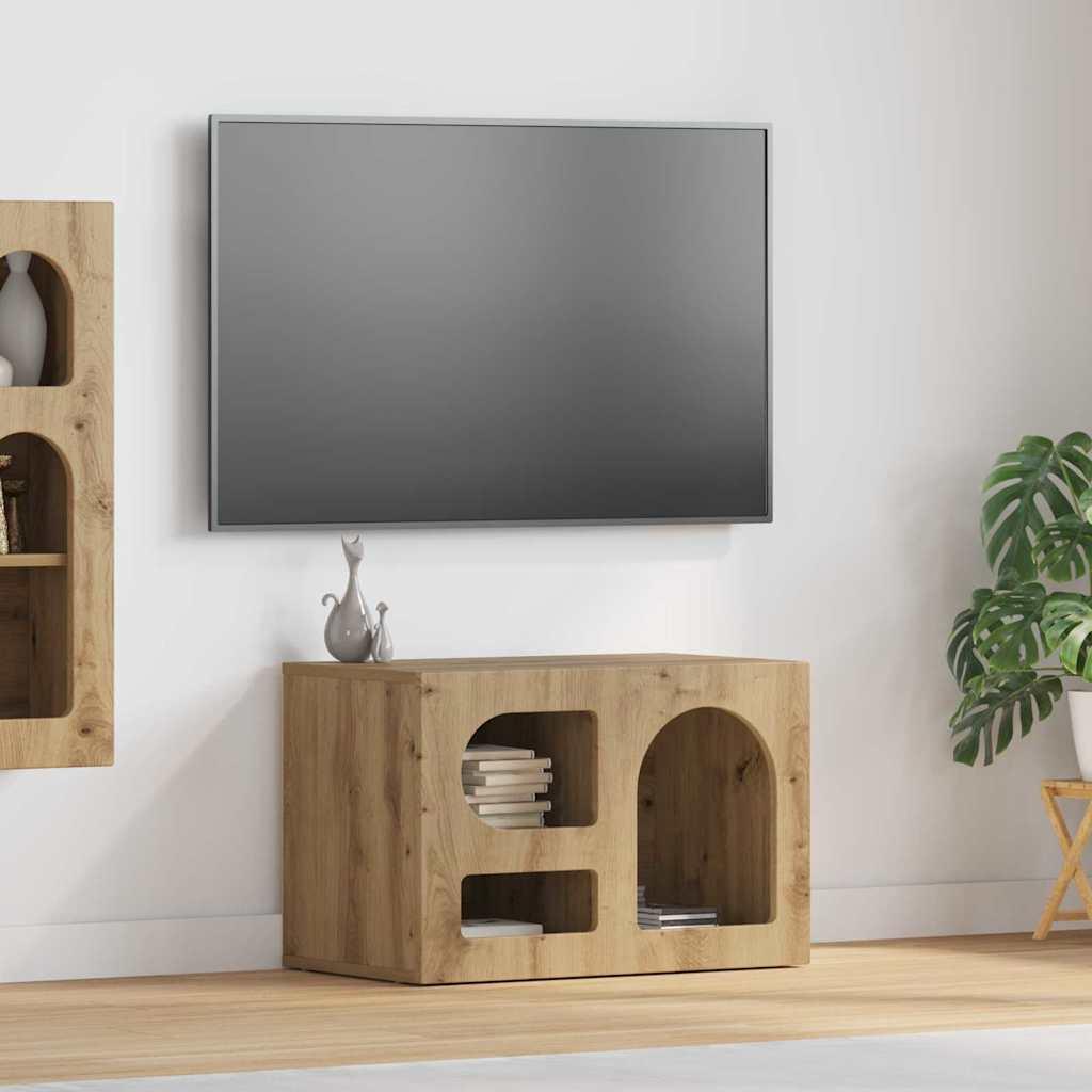 TV-skab Artisan Egetræ 60 x 35 x 40 cm Konstrueret træ