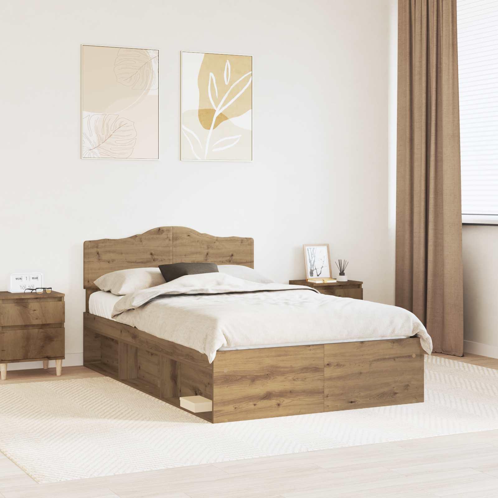 Sengestel Artisan eg 120 x 190 cm Massiv fyrretræ