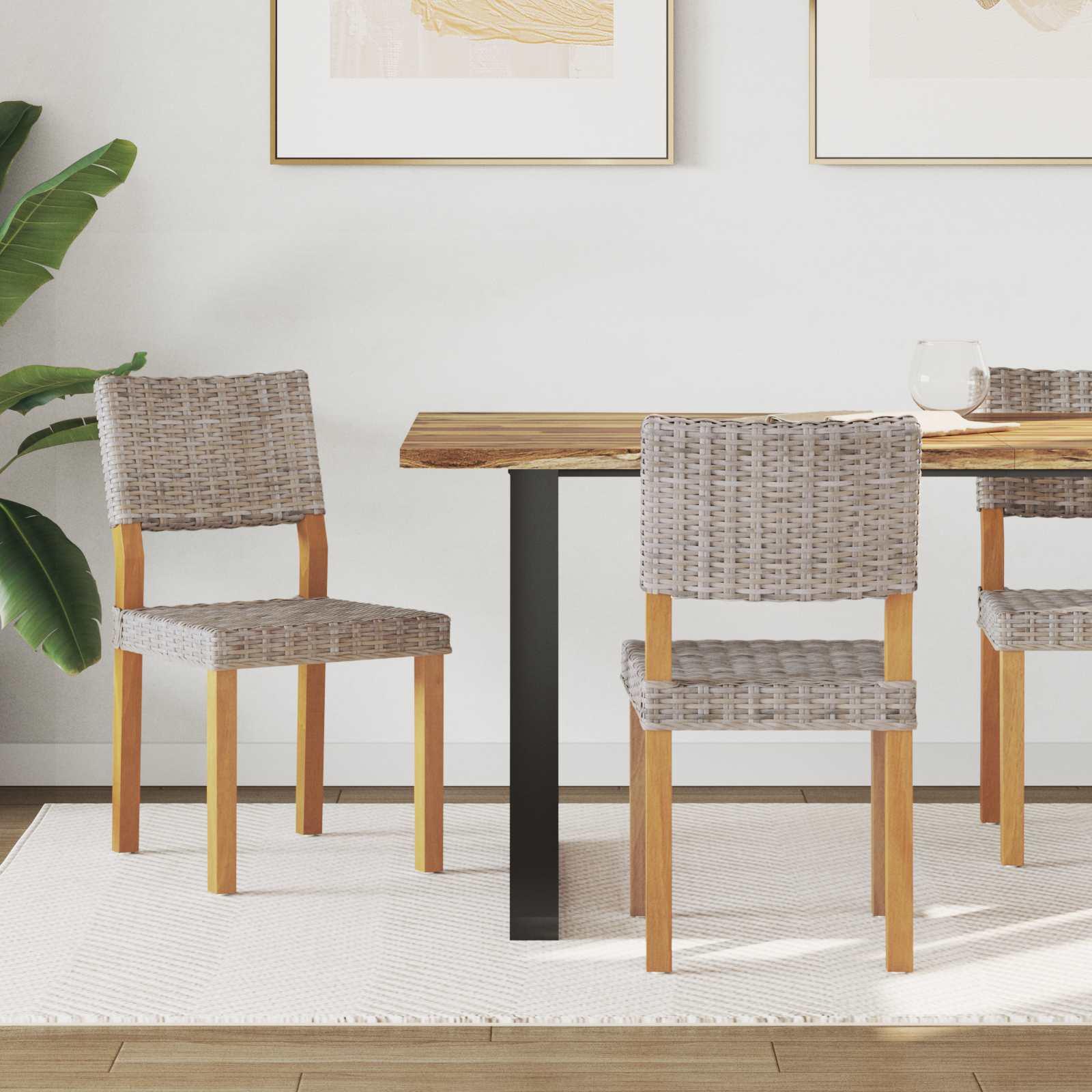 2 stk Kubu Grå 45 x 55 x 84 cm Kubu rattan