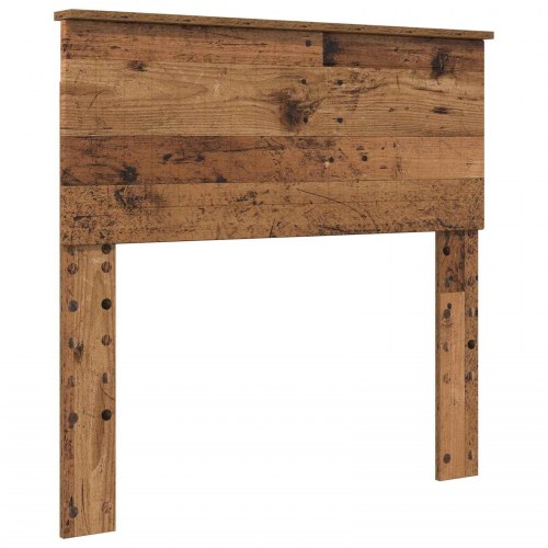 Sengestel med hovedgavl 90 x 190 cm - gammelt træ