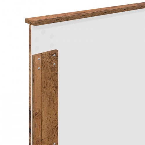 Sengestel med hovedgavl 90 x 190 cm - gammelt træ