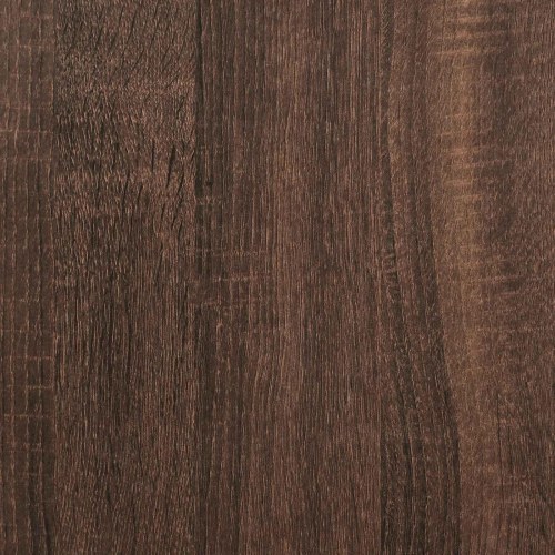 Sengestel med hovedgavl - brun eg 90 x 190 cm